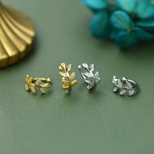 Zierliches blatt ear cuff ohne - zierliches,