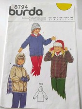 Kinder Schnittmuster Burda/ Anorak