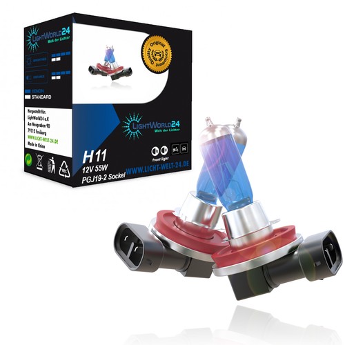 H11 xenon look 12v halogen - 12v, 2x
