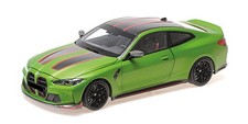BMW Miniatur M4 CSL matt grün