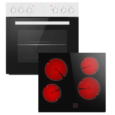 PKM Einbauherdset Edelstahl