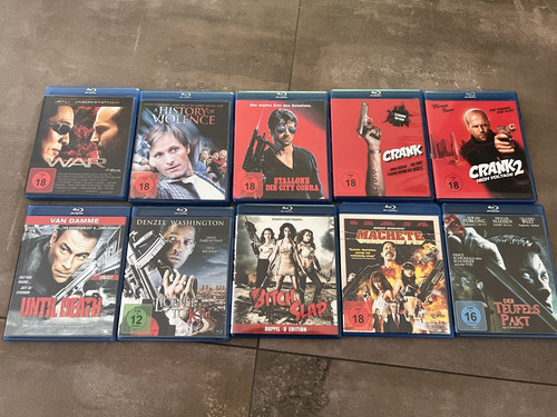 Fsk18 blu ray - action, paket