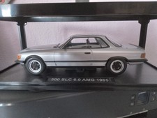 KK Scale Modellauto 1:18, Mercedes Benz 500 SLC 6,0 AMG silber Bj:85 Top Zustand