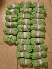25x Schur-Wolle 1250 Gramm+ 48 Gramm Rest Hellgrün