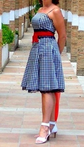 Flamenco stil cocktailkleid - stil,