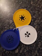 Deko Schablonen für Cappuccino, Kuchen,Dessert usw  3 Stück