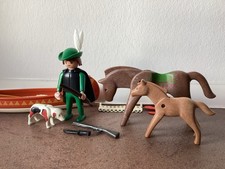Playmobil Robin Hood Mix mit Pferd, Fohlen, Hund, Kanu