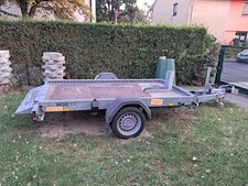Stema Absenkanhänger WOM XT 13-25-13 mit 100 Km/h Ausstattung + Motorradwippe.
