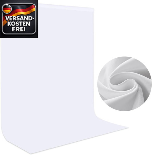 Fotohintergrund weiß 5x2m - fotohintergrund,