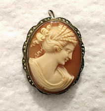 Antike Gemme Kamee Brosche /