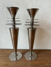 Paul Wood Kerzenständer 26 cm Art Deco Designerstück