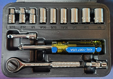 Ratschenkasten Knarrenkasten Steckschlüssel Satz KFZ Werkzeug Koffer
