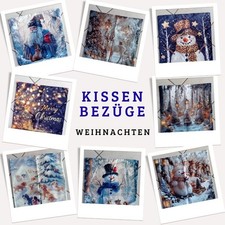 Kissenhülle Weihnachten Winter
