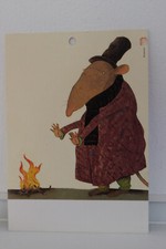 Wolf Erlbruch Kunstpostkarte Motiv aus  Kinderzimmer Kalender