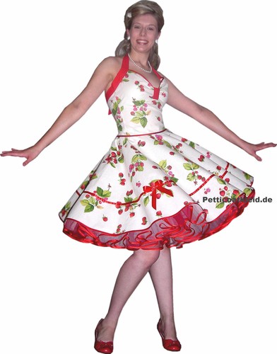 Petticoatkleid der 50er süße - petticoatkleid,