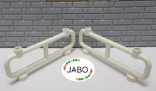 (F11/1/3) Lego 2x 2486 Zaun / Absperrung weiß 5561 5550 6541 10190 6395