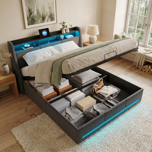 Boxspringbett 140x190 - , cm
