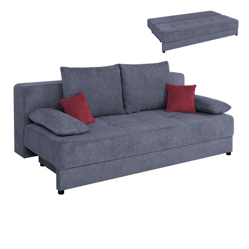 Schlafsofa anthrazit - schlafsofa,