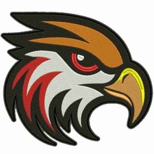 Rückenpatch ADLER Aufnäher für Kutte Jacke Jeans Farben frei wählbar 30x26,5cm