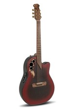 Ovation 2087GT Reverse Red Burst Adamas Serie, Deep Contour Cut