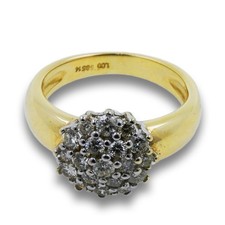 Diamant ring 585 gold kt - 585,