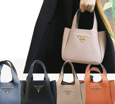 PRADA 1BA349 Orange Leder