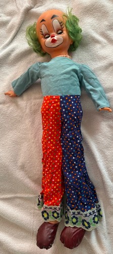Ddr puppe clown mit - puppe,