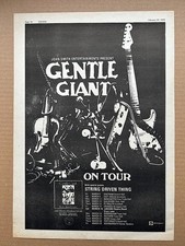 GENTLE GIANT ON TOUR(A) POSTER