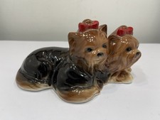 Porzellan figur hund yorkshire - figur,