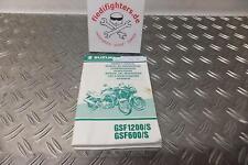 Bedienungsanleitung Buch Fahrerhandbuch Suzuki GSF 1200S/600S E/FR/D/NL/ES/I/SV