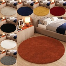 Runder Teppich Langflor Shaggy