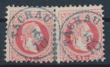 ÖSTERREICH 1867 2*5kr, EXTREM