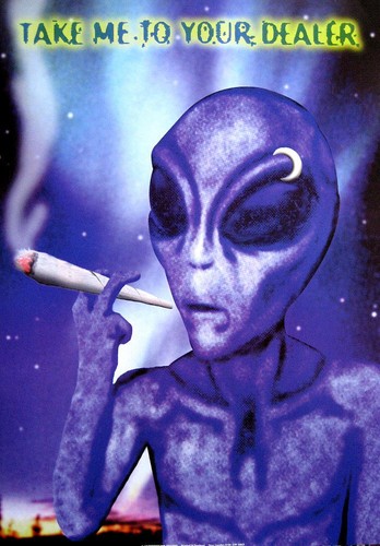 Alien cannabis marijuana - cannabis,