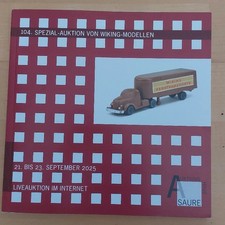 Auktionshaus Saure Katalog 104. Wiking Spezial-Auktion September 2025