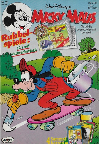 Micky maus 1991 - nr.25, mit