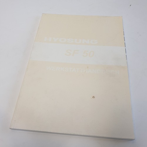 Werkstatthandbuch hyosung - hyosung, sf
