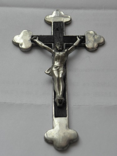 Antikes sterbekreuz kruzifix - ,