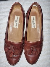 Vintage Schuhe Gr.38 UK 5  Lorenzo Banfi Leder  Italy Designer Damenschuhe