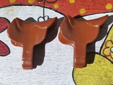 PLAYMOBIL x2 BRAUNE REITTIERE