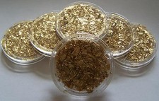 GOLDFLAKES -  BLATTGOLD - ZUM VERGOLDEN - SCHLAGMETALL - BASTELN - DEKO