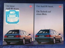 AUDI 80 Avant, Avant quattro Prospekt 06.1992 , + technische Daten
