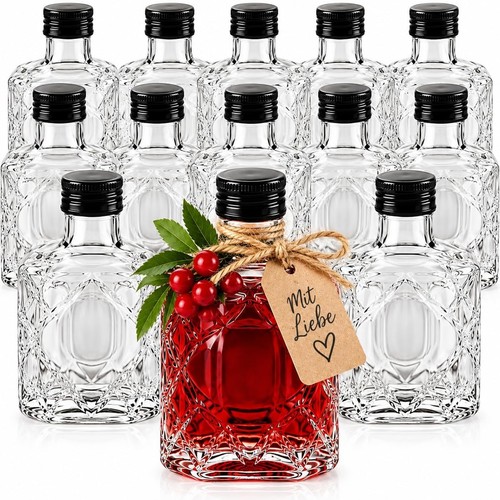12x glasflaschen 250ml - glasflaschen,