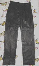 Vintage 80er  Mark Astor schwarze weiche Lederhose Hose Gr.36/ca.L