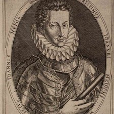 Dominicus Custos Giovanni de Medici Porträt Renaissance Orig Kupferstich um 1600