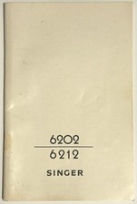 Original Bedienungsanleitung für Nähmaschine Singer 6202, 6212