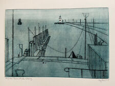 OTTO EGLAU -  RADIERUNG - Brunsbüttelkoog - HANDSIGNIERT, NUMMERIERT, DATIERT