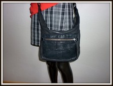 Liebeskind Akita Schultertasche Crossbody Handtasche Shopper Echtleder schwarz