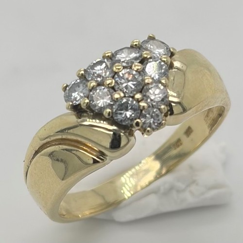 Diamant cluster ring - diamant,