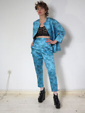 Blumosa Jacke & Hose Anzug 60er True Vintage 60s silky 2 piece jacket trousers 