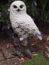 Eule Deko Figur Schnee